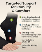 Ankle Compression Sleeve (Black / 3XL)
