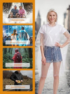 Disposable Adult Rain Ponchos Clear Emergency Raincoat (One Size / Clear White 100)