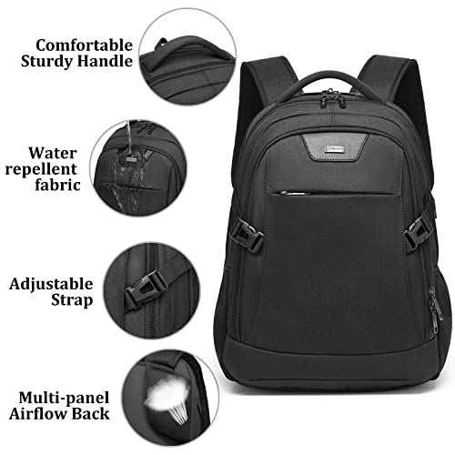 Anti Theft Laptop Backpack (Black / 15.6 Inch)
