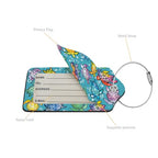 2 Pcs Luggage Tags for Suitcase (Gradient Color Turtle)