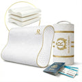 Travel Memory Foam Cervical Pillow (Travel 18 x 12 x 5")