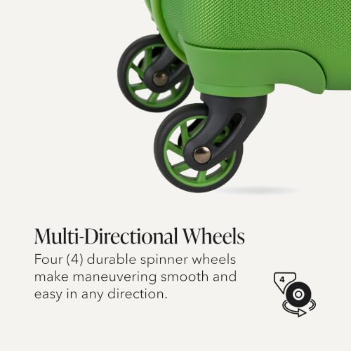 7366 Signature Hardside Expandable Luggage with Spinner Wheels (3-Piece Set (19/23/27) / Green)
