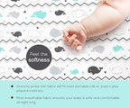 Pack n Play Sheets (Elephant Whale / 38X26 Inch)