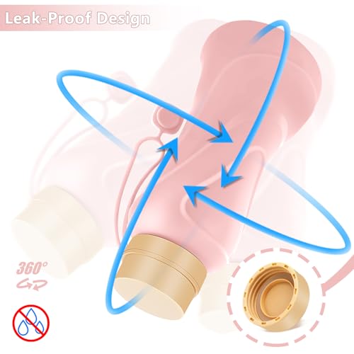 Collapsible Water Bottles (Pink)