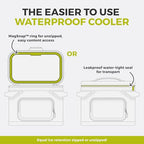 Magnetic Leak Proof 18 Can Soft Cooler with Waterproof Zipper (Mulberry / 18 Can)