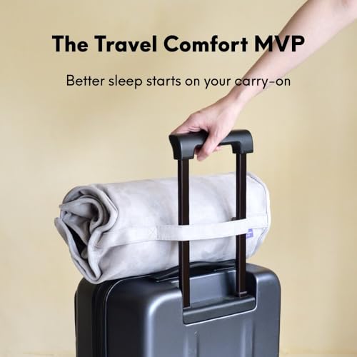 Cushion Lab Travel Deep Sleep Pillow (Light Grey)