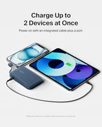 10000mAh 20W USB C Power Bank (Blue / 10K mAh)