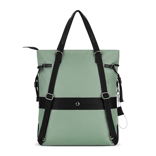Tempest Anti Theft Convertible Backpack Tote (Aloe Mist - Signature)