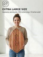 Giant American Football Charcuterie Board (Giant - 23.5x14 Inches)