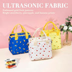Lunch Box for Women Lunch Bags for Work for Teacher Nurse Mom Small Insulated LunchBag for Picnic Travel Shopping (Small / S2: Coffee & Cream)