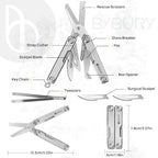 Mini Multitool BI2052A (Scissors / Silver)
