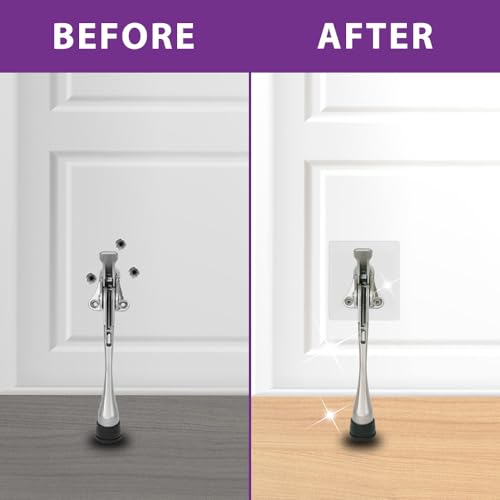 1 Stopper Adhesive Door Stop (White / 6 INCH X 1 PACK)