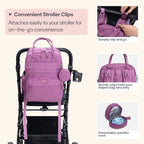 Diaper Bag Backpack (Purple)