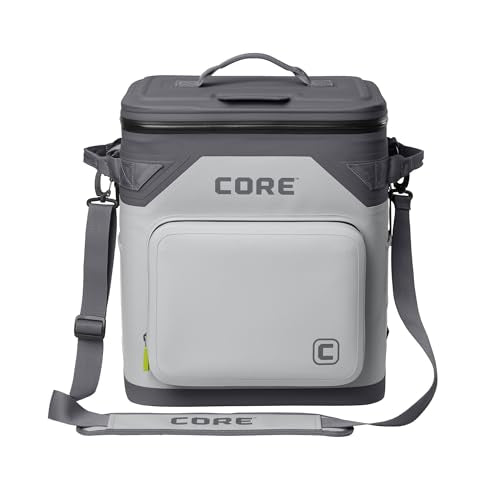 Magnetic Leak Proof 36 Can Soft Cooler with Waterproof Zipper (Shadow Gray / 36 Can)