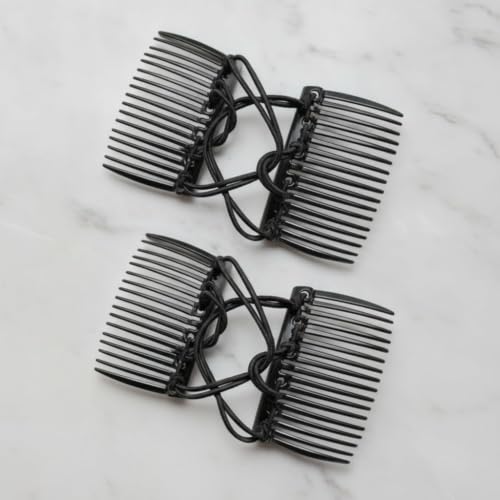 2Pcs Stretchy Comfy Hair Comb Clips