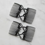 2Pcs Stretchy Comfy Hair Comb Clips