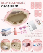 Dance Gym Duffel Bag Gifts for Girls Teen (Pink / H)