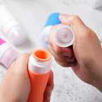 18 Pack travel Bottles for Toiletries (Multicolored D)