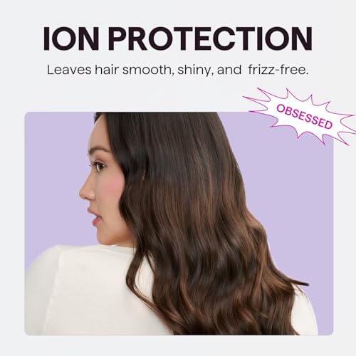 Blown Away Ionic Hair Dryer with Diffuser for Curly Hair (Black)