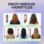 5 in 1 Curling Wand Set (1.25 Inch)