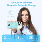 Magnetic Portable Charger 10800mAh (Green)