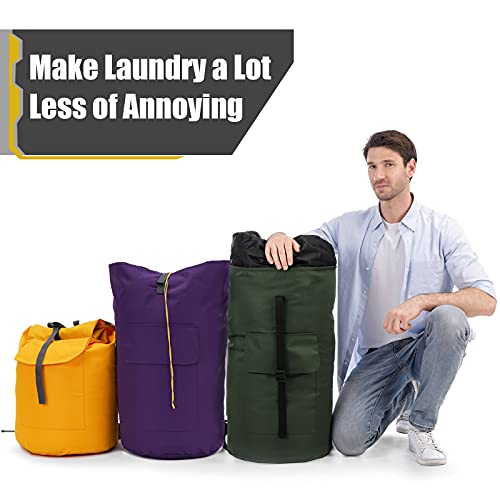 Backpack Laundry Bag (Purple)
