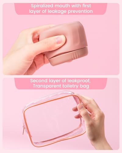 Travel Containers for Toiletries (3 Ounce (90ML) / Red Soil)