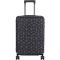 Travel Luggage Cover Suitcase Protector Fits 31 (Black Maze / XL)