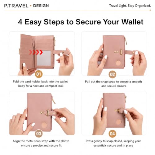 Passport Holder for Travel (Pink Pro)