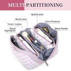 Travel Makeup Bag Organizer Cosmetic Bag (08-B-Pink)