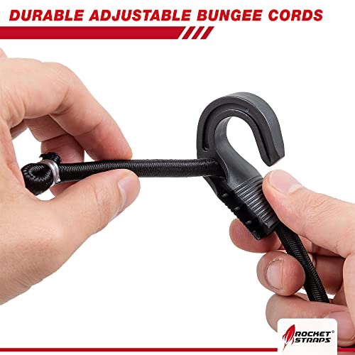 Ultimate Adjustable Outdoor Bungee Cord Assortment (20 Piece - 48" Double-J Hook)