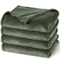 Fleece Blanket King 108x90 (Olive Green / King(108" X 90"))