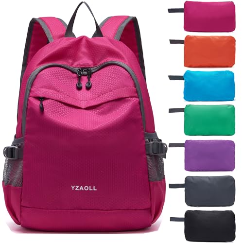 Hiking Backpack 20L Packable Packable Lightweight Day Pack for Women & Men (A-20l-arose)