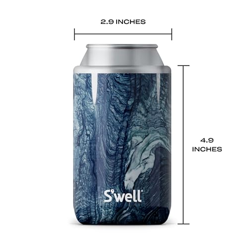 S’well Stainless Steel Chiller (12oz Cans and Bottles / Azurite Marble)