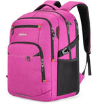 40L Expandable Laptop Travel Backpack With Anti (Purple / 15.6 inches)