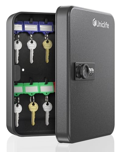 20 Key Steel Key Cabinet (Black / 20 Keys)