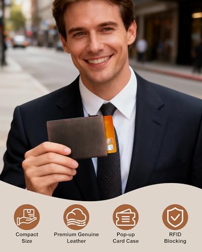 Wallet for Men Card Holder (Dark Brown / Wallet)