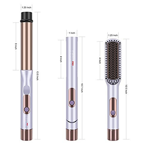 Hair Straightener and Curler (Purple)