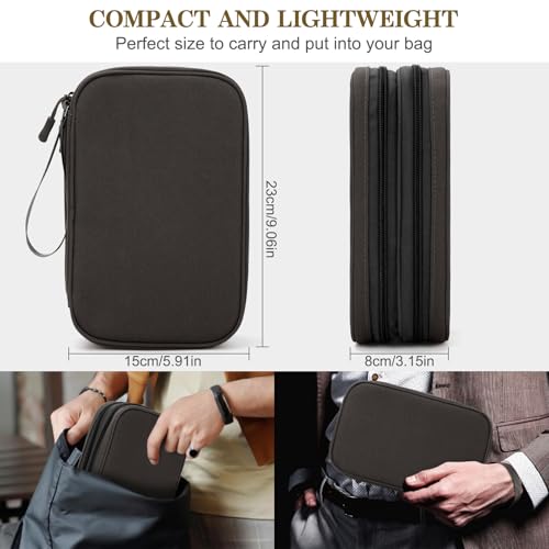 Electronic Organizer (9.1 x 5.9 x 3.15 inches / Coffee)