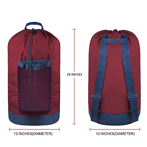 Backpack Laundry Bag (Red)