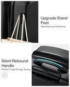 Carry on Luggage Airline Approved 20" Expandable Hardside Suitcase (Jet Black / 20 Inch EXT)