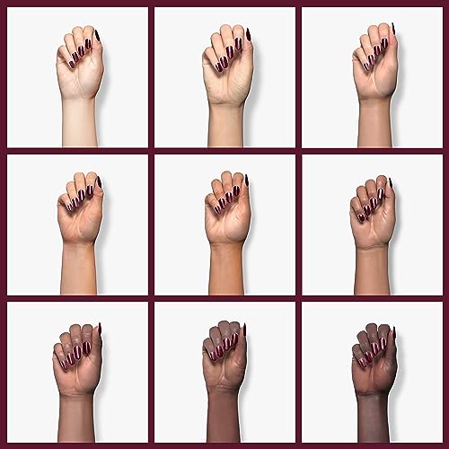 Beetles Dark Red Gel Polish (C - Creme Red | Burgundy Red)