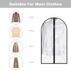 Garment Bags for Hanging Clothes (Clear / 45''- 1 Pack)