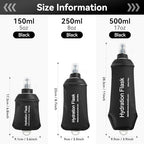 500ML Soft Flask (Black-500ml)