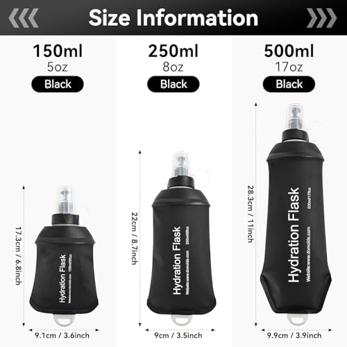 500ML Soft Flask (Black-500ml)