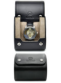 Watch Travel Case for Men Leather Watch Roll for Travel Organizer and Display 1 Watch Case Full