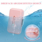 Travel Pill Organizer Box with Labels (S / Pink)