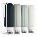 Travel Bottles for Toiletries (6 Ounces / Grey)