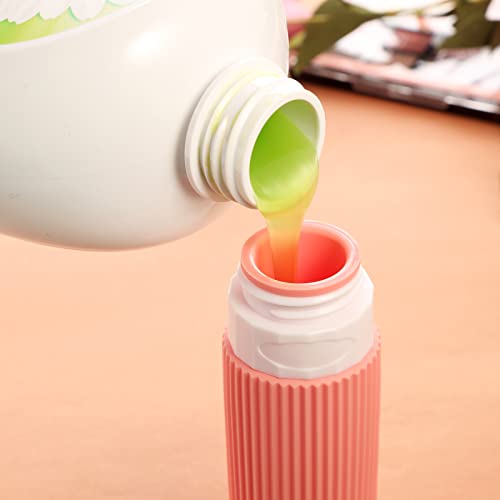 Travel Bottles for Toiletries (3 Ounces / Rose Pink)