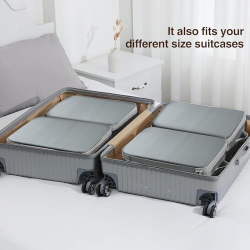 Clothes Storage Bag 6 Pack (Gray / 19L x 6 Pack)
